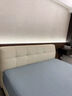 MIDO HOUSE铭都100支纯棉床笠全棉床罩床垫保护套枕套三件套1.5x2米天空蓝 实拍图