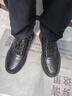 金利来（Goldlion）男鞋男士休闲鞋加绒保暖舒适耐磨休闲皮鞋G506230114AAL黑色38 实拍图