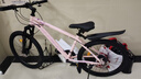 凤凰（Phoenix） 上海凤凰山地自行车成人男士女式学生变速宽胎越野赛车公路单车 钢架辐条轮粉【95%免安装】 24寸24速【全轴承+礼包】 实拍图