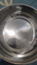 【不锈钢】和面盆厨房烘焙家用火锅盆洗菜打蛋汤锅盆醒面盆料理盆 34cm【热卖款】不锈钢和面盆 实拍图