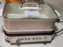 美的（Midea）电火锅鸳鸯锅烤肉锅火锅专用锅钛陶超薄速沸电火锅多功能锅料理锅分体式0氟6.5L电煮锅DLS3322R2 实拍图