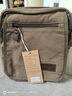 新潮代单肩包男帆布大容量休闲潮流运动学生斜挎包男士多功能户外邮差包 咖啡色【多隔层大容量+可放10英寸平板】 实拍图