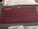 罗技（Logitech）时尚系列 K380 无线键盘 蓝牙办公键盘 女友 便携超薄键盘 笔记本键盘 红色 实拍图