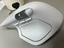 罗技（Logitech）大师系列 MX Master 4 高性能无线蓝牙鼠标  办公鼠标 静音鼠标  升级款 浅灰 带无线接收器 实拍图
