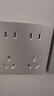 公牛（BULL）开关插座 G12系列 十孔插座86型面板 五只装量贩装 G12Z423星空灰 实拍图