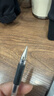 晨光（M&G）文具0.5mm黑色中性笔芯拔盖子弹头笔芯签字笔替芯水笔芯Q7/6600/33109适用20支/盒MG6102 实拍图