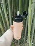 btif直饮保温杯男士大容量运动水杯便携直身杯学生便携实用不锈钢水杯 柔雾粉【保温保冷】 600ml 实拍图