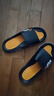 回力运动拖鞋男浴室内户外减震防滑厚底凉拖鞋HL39651黑黄色46-47码 实拍图