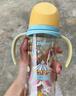 贝亲（Pigeon）自然成长翻盖直饮吸管 大童奶瓶330ml 马戏团 18月+ AA279 实拍图