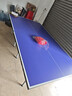 双鱼（DOUBLE FISH）专业乒乓球桌标准比赛训练室内家用训练球桌可折叠式乒乓球台案子 520 15MM面板/无轮可折叠 实拍图