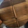 臻三环 章丘铁锅 老木匠手工杉木炒锅盖炭化木质锅盖 （臻三环铁锅专用）36cm 实拍图