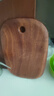 初心乌檀木婴儿辅食板整木菜板砧板家用双面水果板案板抗菌防霉中号 实拍图