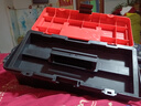 【万人同抢】家用多功能五金收纳箱手提电工工具箱车载维修配件箱 【双层星.月红】13寸 复工爆品 实拍图