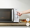 美的（Midea）快捷微波炉 360°转盘加热 旋钮操控 五档火力 3-5人用 23L（M1-230E） 实拍图