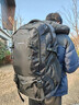 回力（Warrior）户外登山包男大容量轻便旅行包防泼徒步爬山专业多功能登山运动包 实拍图