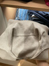 优衣库女装可机洗罗纹半开领针织衫/毛衣480414 482253 480414/30浅米色 M 实拍图