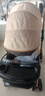 豪威 婴儿推车可坐可躺双向便携婴儿车0-3岁轻便BB手推车（全车可水洗） 卡其色+旗舰款+可坐躺双向+音乐餐盘（全车可水洗） 实拍图