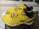 YONEX尤尼克斯羽毛球鞋yy男女同款训练透气缓震SHB101CR 黄紫 37 实拍图