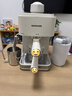 赛普达【新年礼物】EA09咖啡机家用小型意式美式两用浓缩新手小白蒸汽打奶泡一体办公室半全自动咖啡机 米白色 磨豆机套餐 实拍图