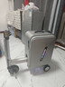 Airwheel爱尔威电动行李箱智能骑行箱可坐可代步伸缩铝框箱包20英寸登机箱 实拍图