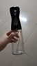 【京东物流配送】喷油壶厨房家用空气炸锅油瓶加厚食用油喷壶神器 220ml 玻璃款 黑色（一只） 【加厚玻璃】 实拍图