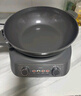 美的（Midea）钛陶电炒锅 电蒸锅宿舍煮锅炒菜专用分体式家用多功能一体电火锅煎锅5.5L多用途锅HCG3218S配蒸笼 实拍图