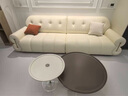 冬熊棉花糖真皮沙发法式奶油风客厅小户型轻奢白色钢琴键云朵沙发 【四人位2.8米】 生态皮【旗舰版】凝胶记忆棉+6CM紫罗兰 实拍图