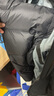网易严选25新品90鸭绒超蓬羽绒服休闲面包服石墨烯保暖轻量抗菌防泼水 25秋冬立领-静谧黑 S 实拍图