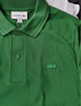 LACOSTE法国鳄鱼男士纯色简约商务通勤休闲翻领Polo短袖|PH0542 132/鳄鱼绿 XL 5 /180 实拍图