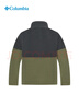Columbia哥伦比亚户外男子简约立领时尚外套保暖舒适抓绒衣AE0560 397 军绿色拼鲨鱼黑 M(175/96A) 实拍图