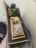 友家铺子（Biooner）全自动上水电热水壶烧水壶家用办公茶台一体机茶桌茶几嵌入式茶具套装 RY-09金色保温1L 实拍图