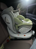 路途乐（lutule）儿童安全座椅汽车用婴儿车载0-4-12岁360旋转iSize 乐智棕野绿 实拍图