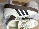 adidas「T头鞋」VL COURT复古休闲板鞋德训鞋男女阿迪达斯轻运动 汉玉白/黑色/树脂黄   40 实拍图