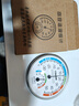 物理温度计室内家用精准高精度婴儿房创意摆件机械式干温湿度计表 【支架款】象牙白/可挂可立 无规格 实拍图