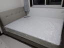奶油风轻奢真皮床现代简约双人床1.8m主卧床软包床1.5米双人婚床 真皮床+T333全拆乳胶床垫-包安装 1500mm*2000mm框架结构 实拍图