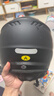 凤凰（Phoenix）新国标A类3C认证电动车摩托车头盔双镜片防雾哑黑围脖男女四季通用电瓶车3/4半盔冬季保暖安全帽 实拍图