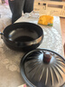 章师傅【三次开锅发货】古法大肚锅正宗章丘家用铁锅不粘锅炒锅加厚厨具 升级款24大肚锅（铁盖+蒸笼） 24cm 实拍图
