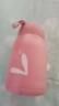 【京东物流送货上门】萌萌兔卡通水杯女牛奶玻璃杯创意便携杯子 粉色萌萌兔 330ml 1只 实拍图