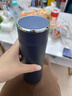 富光 保温杯高档男女316不锈钢学生便携泡茶大容量水杯年货礼品定制 墨蓝600ml【316内胆】 实拍图