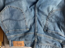 Lee726舒适直筒丹宁复古水洗蓝色男牛仔裤休闲潮流 实拍图