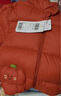 巴拉巴拉童装儿童羽绒服宝宝男女童2025冬装新款婴儿外套保暖上衣泡芙羽绒 红色小南瓜61003-白鸭绒 130 （充绒量121g 适合6-7岁） 实拍图