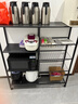 全品屋厨房置物架落地多功能用具层架收纳家用水果蔬菜篮子储物货架4412 实拍图