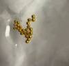 吾皇老金下架黄金小金珠足金999古法DIY配件手串散珠金珠子转运珠送礼 约0.3g 实拍图