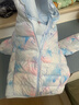 迪士尼（DISNEY）女童轻薄羽绒服耐脏油污90白鸭绒儿中大童衣服24冬DB431KE01蓝120 实拍图