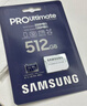 三星（SAMSUNG）512GB TF(MicroSD)存储卡 超高速PRO深蓝卡 4K超高清 适用游戏机无人机 读速200MB/s写速130MB/s 实拍图