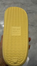 朴西新款EVA踩屎感厚底拖鞋女士居家室内情侣拖鞋男 黄色 39-40 实拍图