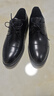 百丽男鞋2025商务正装休闲增高软底真皮鞋 黑色A2247（三接头款） 40 实拍图