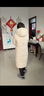 波司登25年冬季羽绒服90绒女士修身超长款休闲加厚连帽立领外套 实拍图