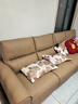 芝华仕头等舱好享躺30183真皮零靠墙电动沙发卡其色2.9m客厅2025新款 实拍图