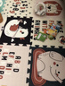 babycare婴儿爬行垫拼接地垫加厚xpe儿童可折叠6片58*58*2cm蒙得维森林 实拍图